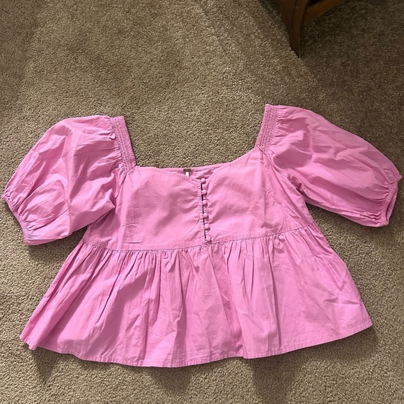 Free People Veronica Sweetheart Top in Orchid Size Small - Picture 4 of 8